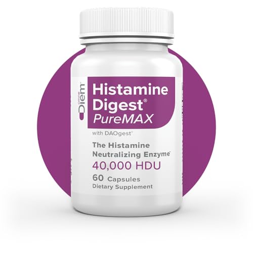 Omne Diem Histamine Digest PureMAX with DAO – Diamine Oxidase Supplement for Food Related Histamine...